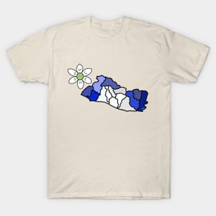 El Salvador con Flor de Izote T-Shirt